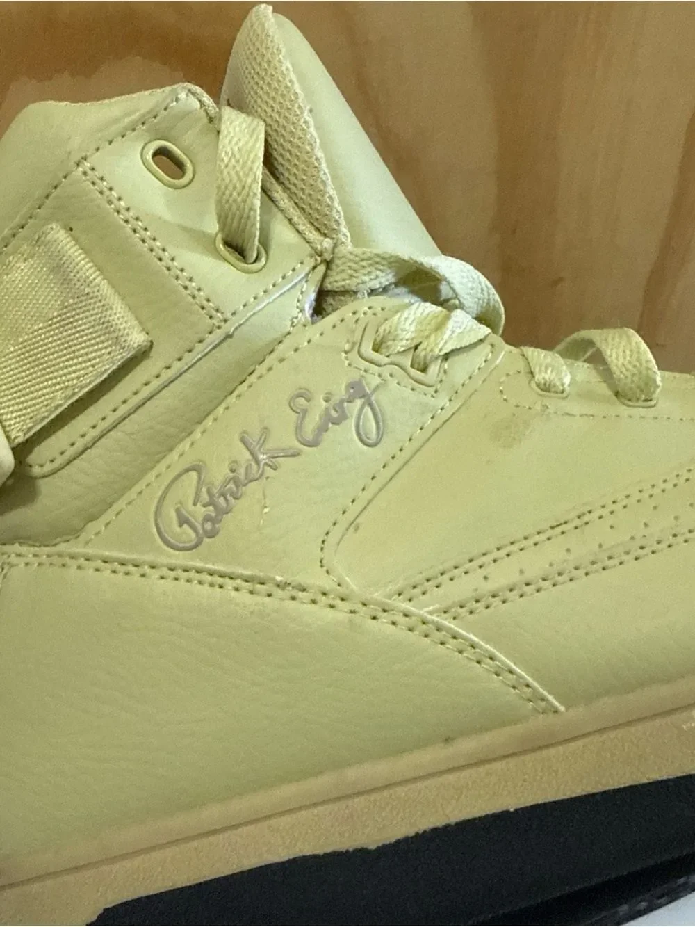 Ewing 33 Hi Pu Men's Basketball Shoe Pale Green/oxford Tan/oxford Tan Size 9 1/2